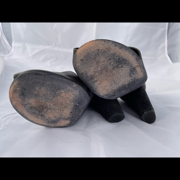 Marsèll Black Unique Leather Heels - Picture 5 of 8